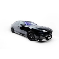 Kit carrosserie carbone Maxton Design BMW Série 7 / i7 M-Pack G70 (2022-2026) : lame avant, bas de caisse, lame arrière, becquet