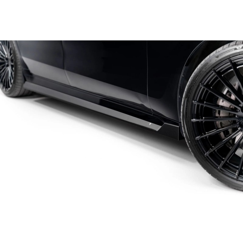 Kit carrosserie carbone Maxton Design BMW Série 7 / i7 M-Pack G70 (2022-2026) : lame avant, bas de caisse, lame arrière, becquet