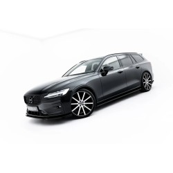 Kit carrosserie Maxton Design Volvo V60 R-Design Mk3 (2018-2024) : lame avant, bas de caisse, lame arrière, becquet