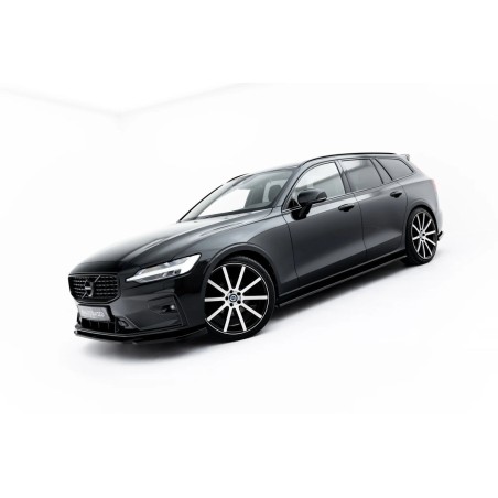 Kit carrosserie Maxton Design Volvo V60 R-Design Mk3 (2018-2024) : lame avant, bas de caisse, lame arrière, becquet