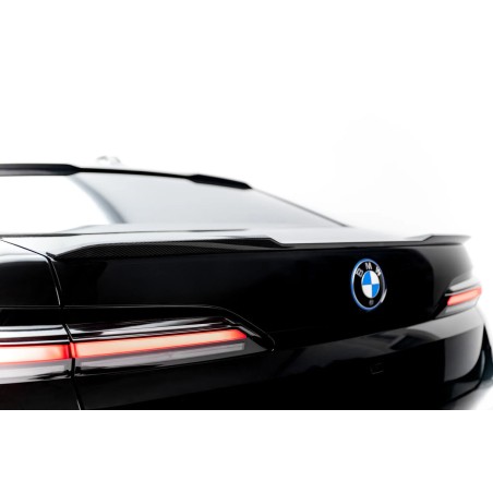 Kit carrosserie carbone Maxton Design BMW Série 7 / i7 M-Pack G70 (2022-2026) : lame avant, bas de caisse, lame arrière, becquet