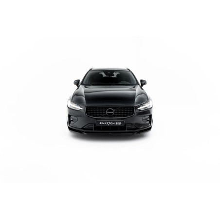 Kit carrosserie Maxton Design Volvo V60 R-Design Mk3 (2018-2024) : lame avant, bas de caisse, lame arrière, becquet