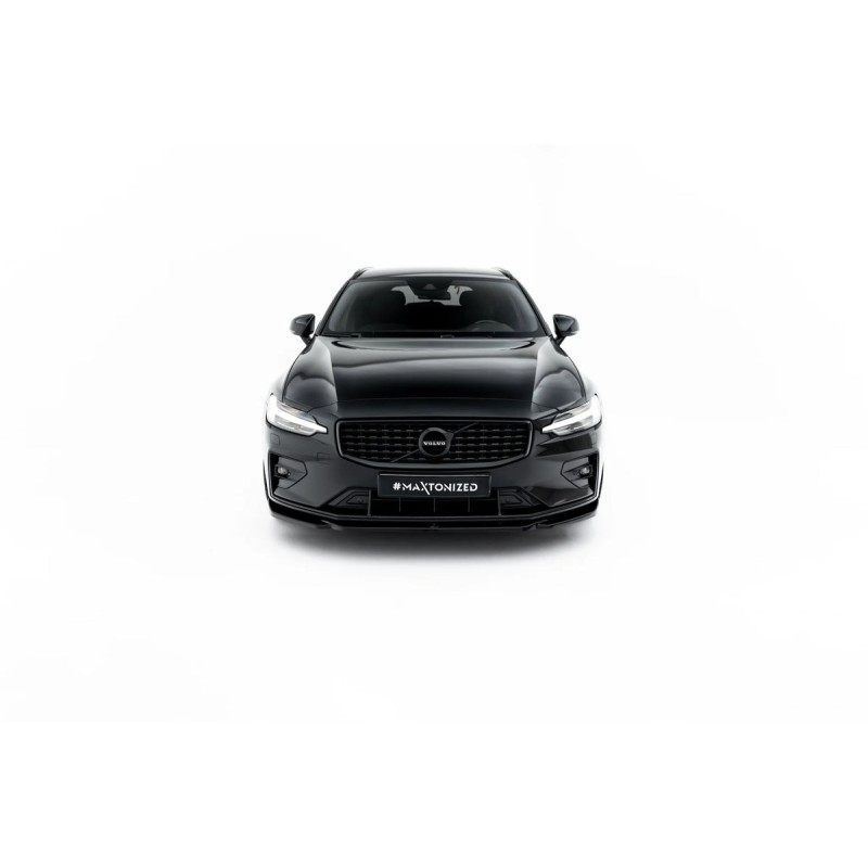 Kit carrosserie Maxton Design Volvo V60 R-Design Mk3 (2018-2024) : lame avant, bas de caisse, lame arrière, becquet