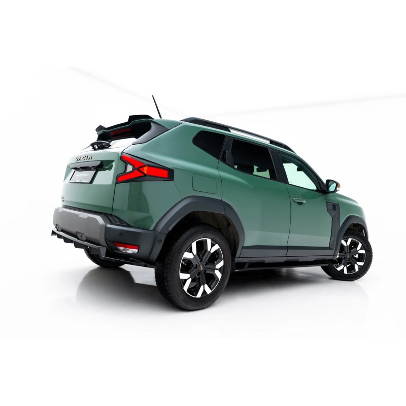 Kit carrosserie Maxton Design Dacia Duster Mk3 (2024+) : lame avant, bas de caisse, lame arrière, becquet