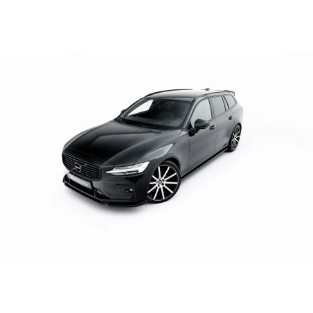Kit carrosserie Maxton Design Volvo V60 R-Design Mk3 (2018-2024) : lame avant, bas de caisse, lame arrière, becquet