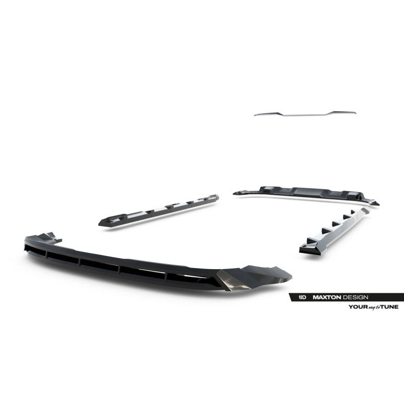 Kit carrosserie Maxton Design Dacia Duster Mk3 (2024+) : lame avant, bas de caisse, lame arrière, becquet