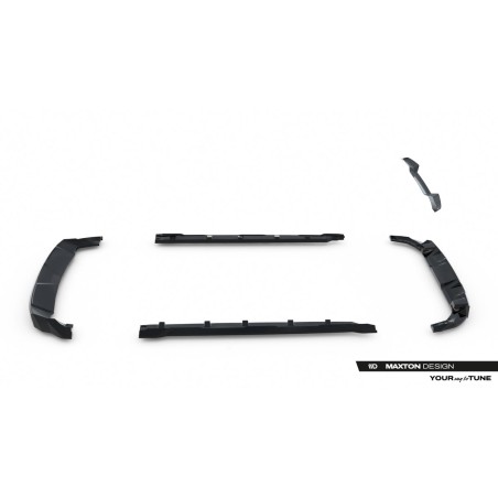Kit carrosserie Maxton Design Dacia Duster Mk3 (2024+) : lame avant, bas de caisse, lame arrière, becquet