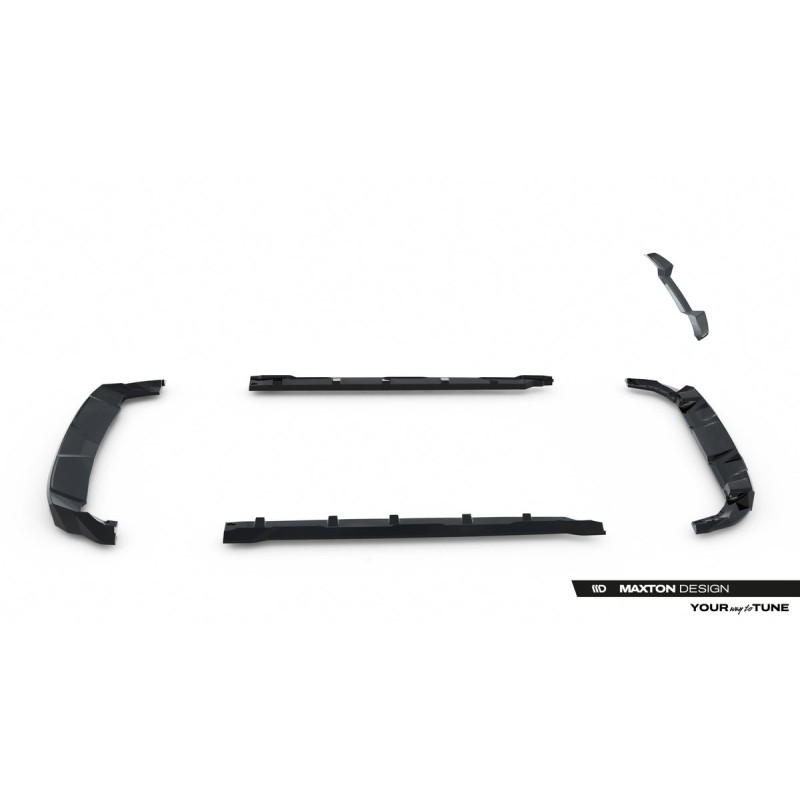 Kit carrosserie Maxton Design Dacia Duster Mk3 (2024+) : lame avant, bas de caisse, lame arrière, becquet