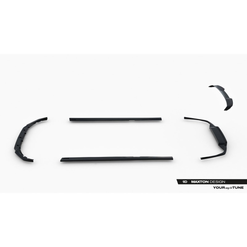 Kit carrosserie Maxton Design Volvo V60 R-Design Mk3 (2018-2024) : lame avant, bas de caisse, lame arrière, becquet