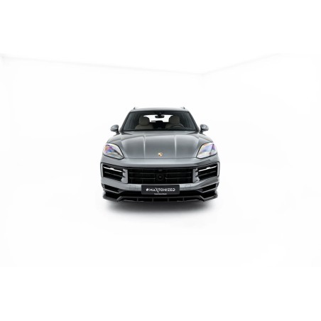 Kit carrosserie Maxton Design Porsche Cayenne SUV Mk3 restylée (2023+) : lame avant, bas de caisse, lame arrière, becquet