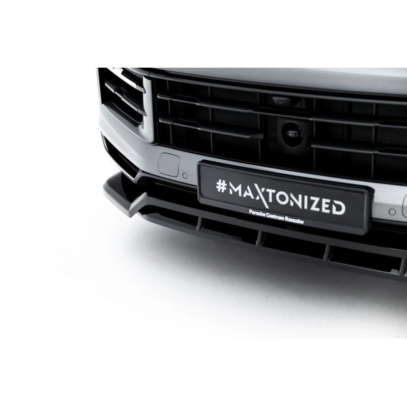 Kit carrosserie Maxton Design Porsche Cayenne SUV Mk3 restylée (2023+) : lame avant, bas de caisse, lame arrière, becquet