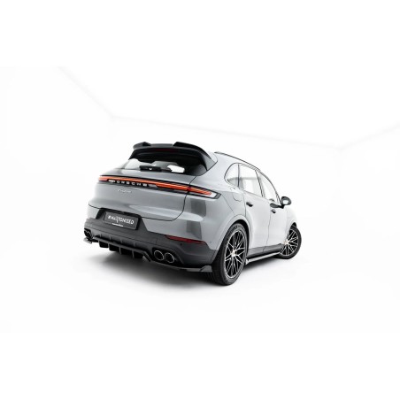 Kit carrosserie Maxton Design Porsche Cayenne SUV Mk3 restylée (2023+) : lame avant, bas de caisse, lame arrière, becquet