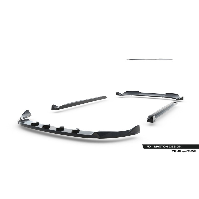 Kit carrosserie Maxton Design Opel Grandland Mk1 (2017-2021) : lame avant, bas de caisse, lame arrière, becquet