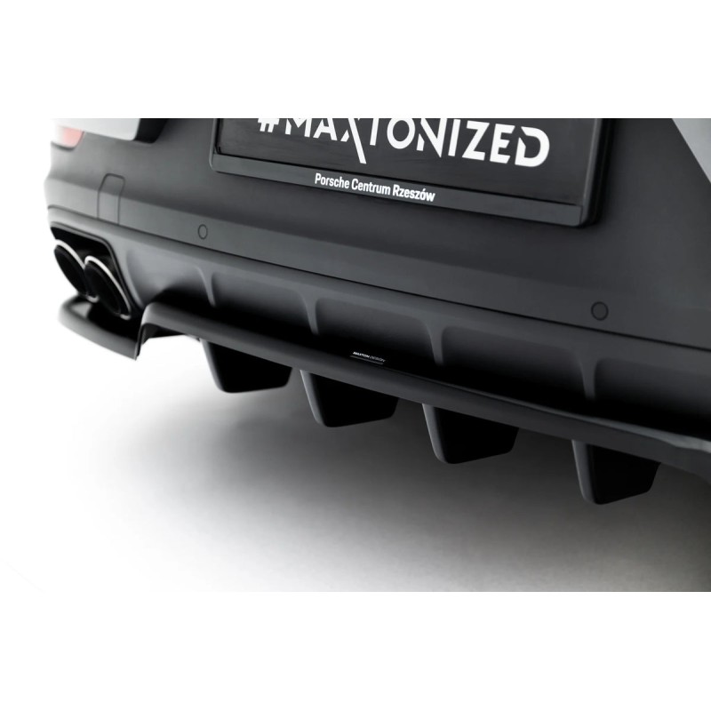 Kit carrosserie Maxton Design Porsche Cayenne SUV Mk3 restylée (2023+) : lame avant, bas de caisse, lame arrière, becquet