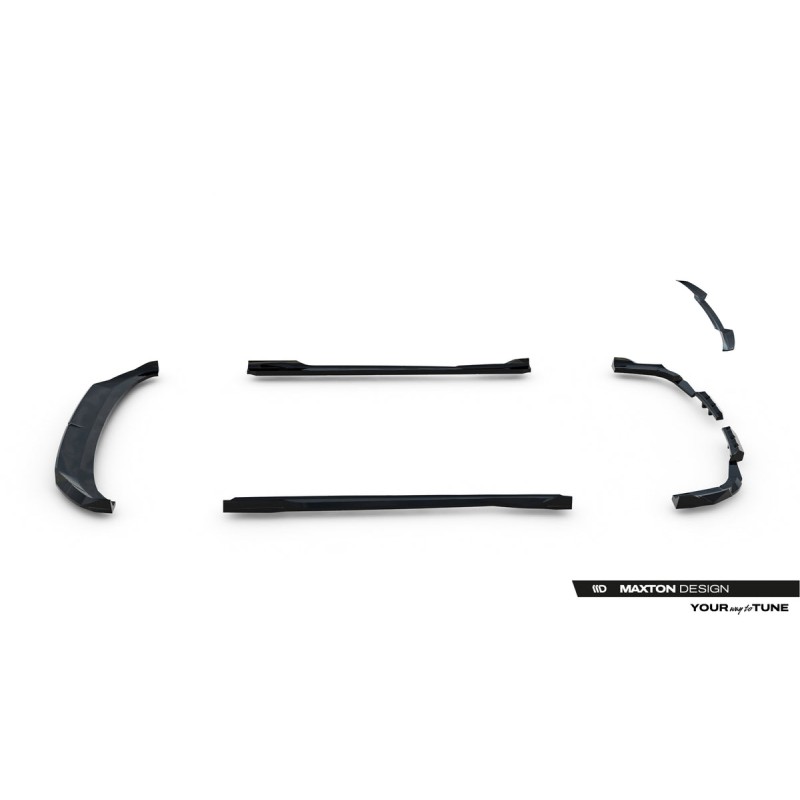 Kit carrosserie Maxton Design BMW X3 M50 G45 (2024+) : lame avant, bas de caisse, lame arrière, becquet