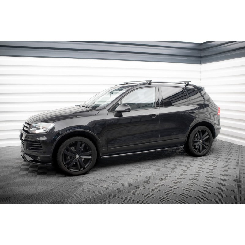 Kit carrosserie Maxton Design Volkswagen Touareg Mk2 (2010-2015) : lame avant, bas de caisse, lame arrière, becquet