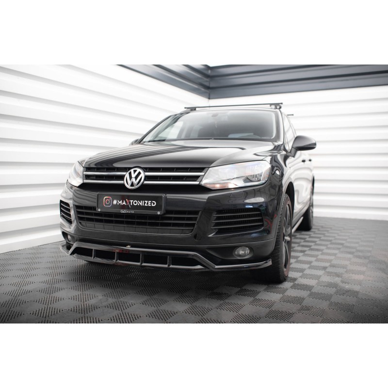 Kit carrosserie Maxton Design Volkswagen Touareg Mk2 (2010-2015) : lame avant, bas de caisse, lame arrière, becquet