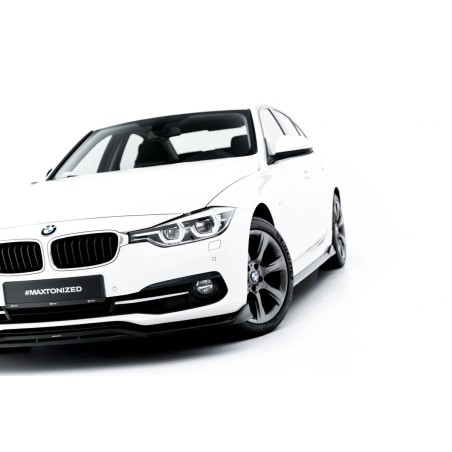 Kit carrosserie Maxton Design BMW Série 3 Sportline Berline F30 (2011-2015) : lame avant, bas de caisse, lame arrière, becquet