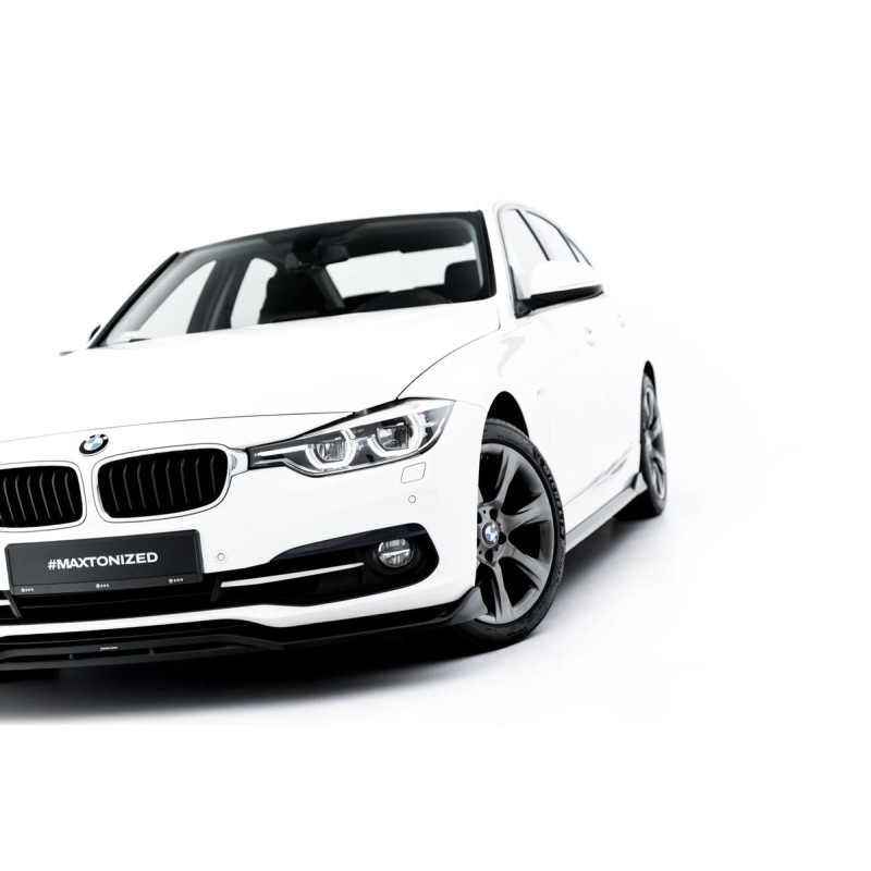 Kit carrosserie Maxton Design BMW Série 3 Sportline Berline F30 (2011-2015) : lame avant, bas de caisse, lame arrière, becquet