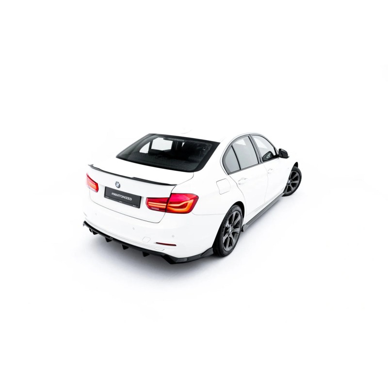 Kit carrosserie Maxton Design BMW Série 3 Sportline Berline F30 (2011-2015) : lame avant, bas de caisse, lame arrière, becquet