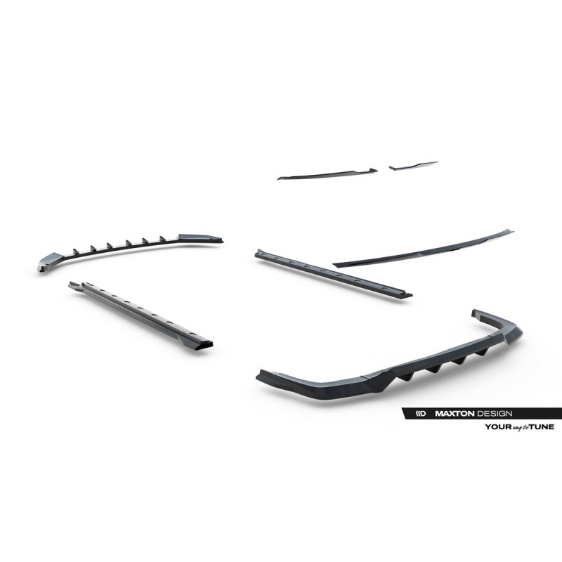 Kit carrosserie Maxton Design Omoda 9 Mk1 (2025+) : lame avant, bas de caisse, lame arrière, becquet