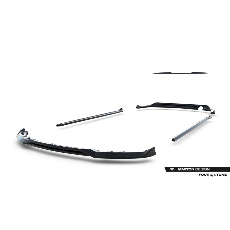 Kit carrosserie Maxton Design BMW Série 3 Sportline Berline F30 (2011-2015) : lame avant, bas de caisse, lame arrière, becquet