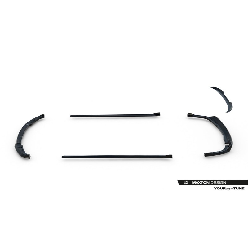 Kit carrosserie Maxton Design BMW Série 3 Sportline Berline F30 (2011-2015) : lame avant, bas de caisse, lame arrière, becquet