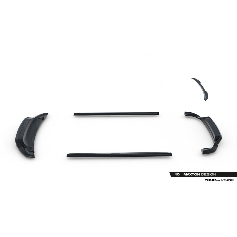 Kit carrosserie Maxton Design Volkswagen Touareg Mk2 (2010-2015) : lame avant, bas de caisse, lame arrière, becquet