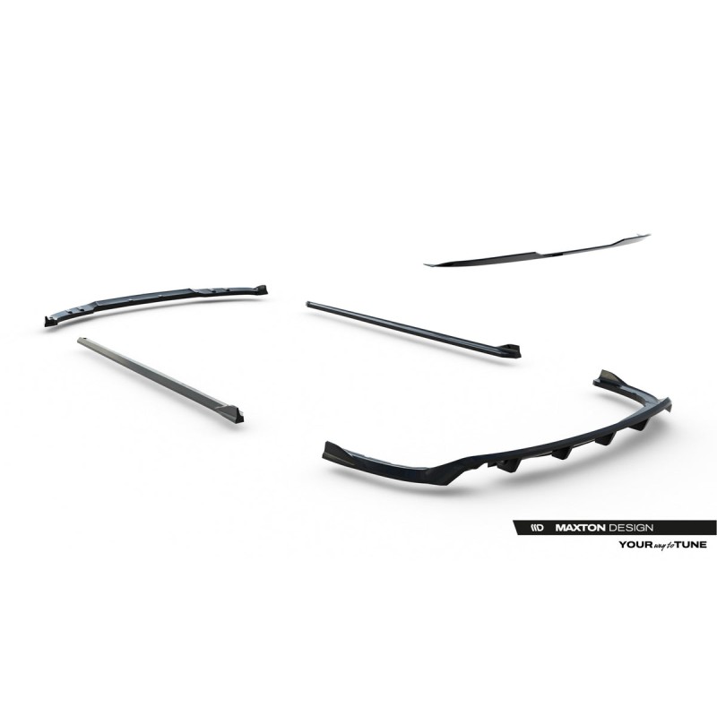 Kit carrosserie Maxton Design BMW Série 3 Sportline Berline F30 (2011-2015) : lame avant, bas de caisse, lame arrière, becquet