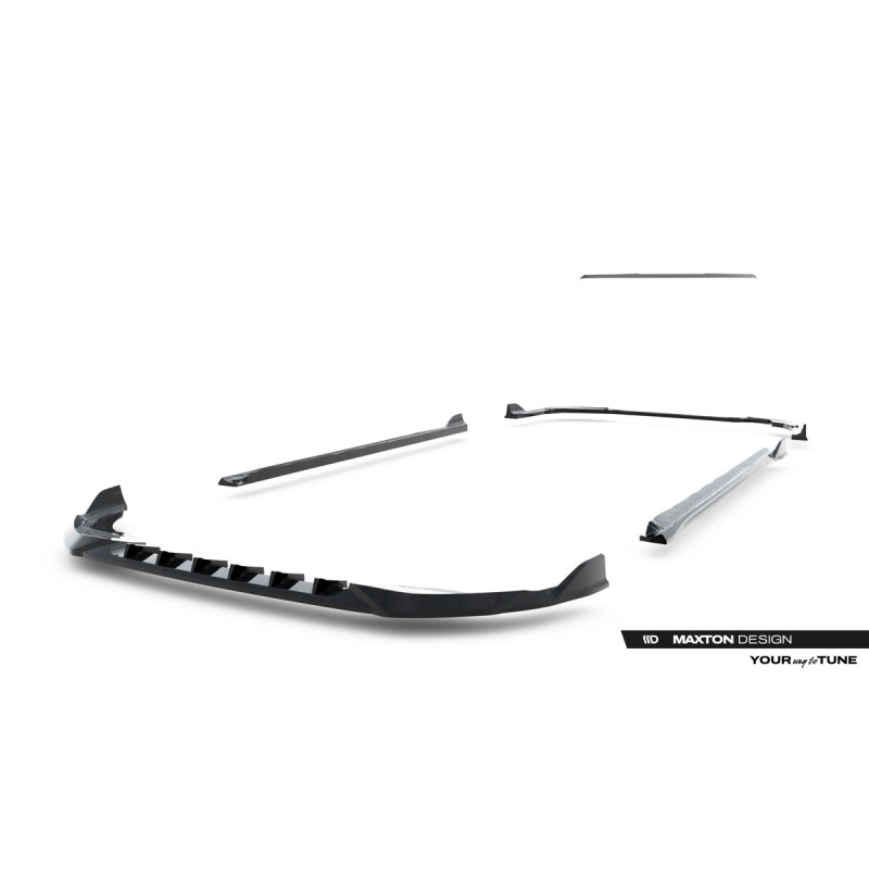 Kit carrosserie Maxton Design Volkswagen Golf Variant Mk8 restylée (2024+) : lame avant, bas de caisse, lame arrière, becquet