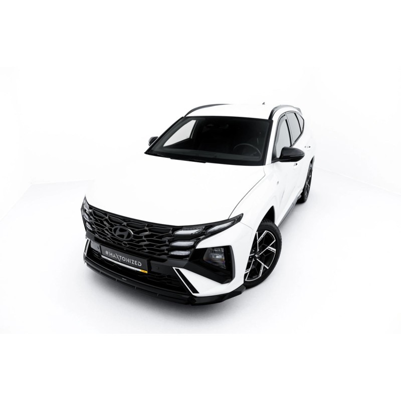 Kit carrosserie Maxton Design Hyundai Tucson N-Line Mk4 restylée (2024+) : lame avant, bas de caisse, lame arrière, becquet
