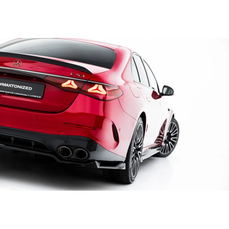 Kit carrosserie Maxton Design Mercedes-AMG E53 Berline W214 (2023+) : lame avant, bas de caisse, lame arrière