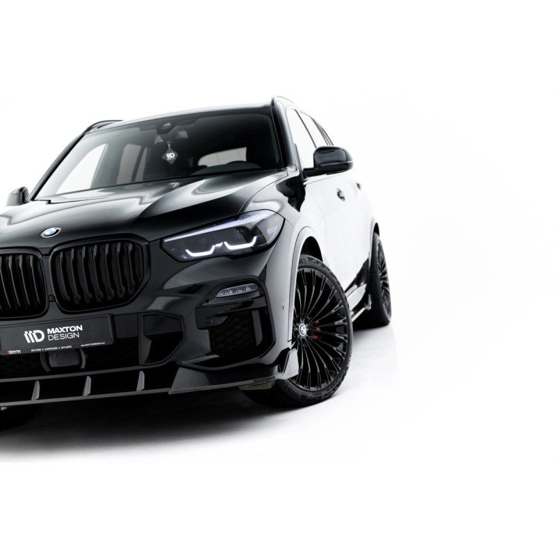 Kit carrosserie carbone Maxton Design BMW X5 M-Pack G05 (2018-2023) : lame avant, bas de caisse, diffuseur arrière, becquet