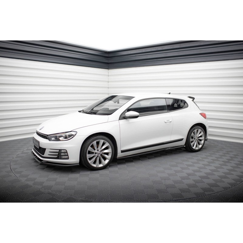 Kit carrosserie Maxton Design Volkswagen Scirocco Mk3 restylée (2014-2017) : lame avant, bas de caisse, lames arrière, becquet