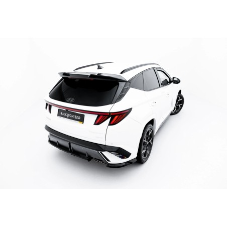 Kit carrosserie Maxton Design Hyundai Tucson N-Line Mk4 restylée (2024+) : lame avant, bas de caisse, lame arrière, becquet