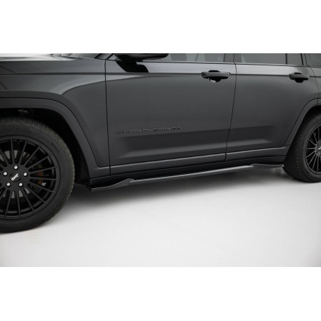 Kit carrosserie Maxton Design Jeep Grand Cherokee Trailhawk Mk5 (2021+) : lame avant, bas de caisse, lame arrière, becquet