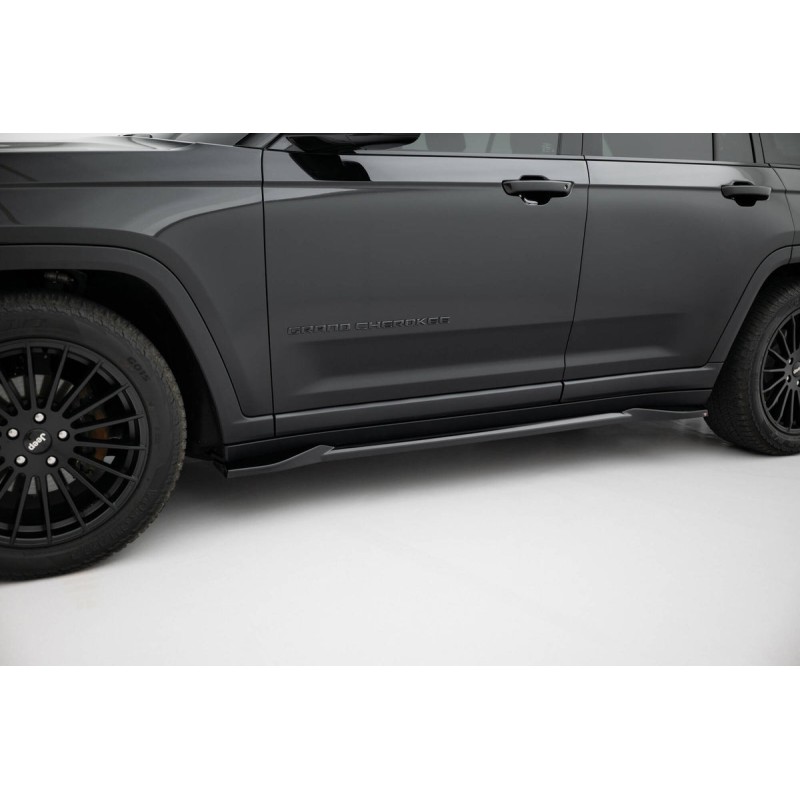 Kit carrosserie Maxton Design Jeep Grand Cherokee Trailhawk Mk5 (2021+) : lame avant, bas de caisse, lame arrière, becquet