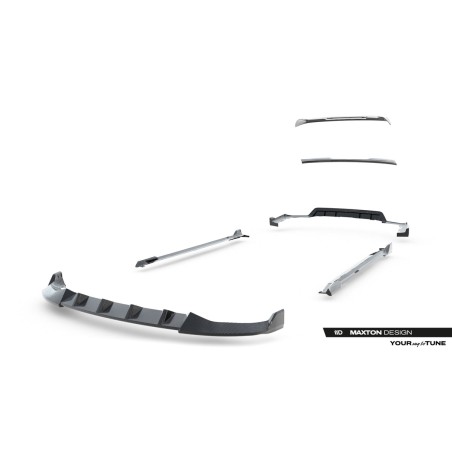 Kit carrosserie carbone Maxton Design BMW X5 M-Pack G05 (2018-2023) : lame avant, bas de caisse, diffuseur arrière, becquet