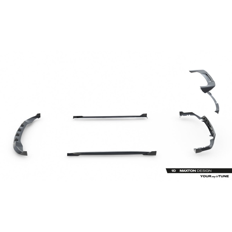 Kit carrosserie carbone Maxton Design BMW X5 M-Pack G05 (2018-2023) : lame avant, bas de caisse, diffuseur arrière, becquet