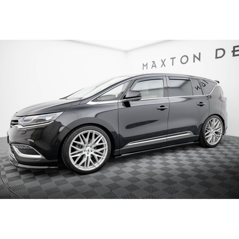 Kit carrosserie Maxton Design Renault Espace Mk5 (2014-2019) : lame avant, bas de caisse, lame arrière, becquet
