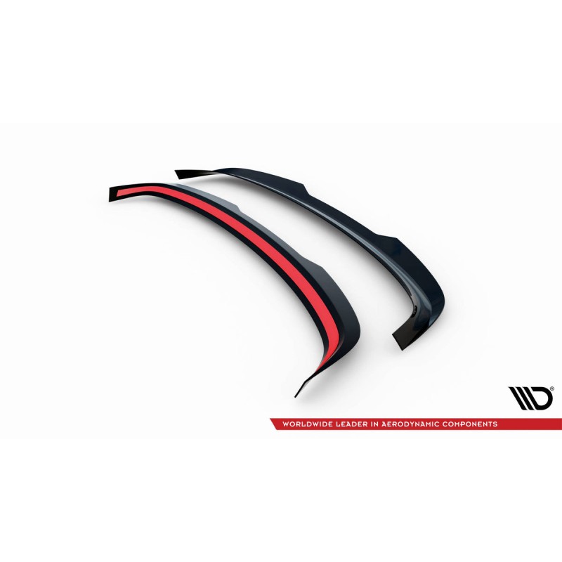Kit carrosserie Maxton Design Volkswagen Scirocco Mk3 restylée (2014-2017) : lame avant, bas de caisse, lames arrière, becquet