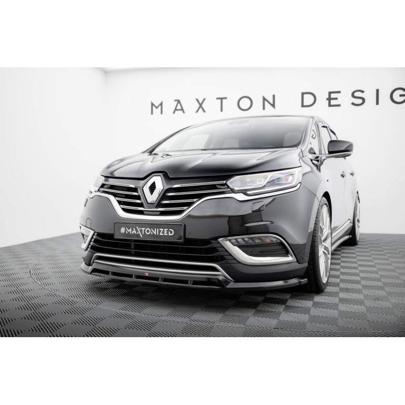 Kit carrosserie Maxton Design Renault Espace Mk5 (2014-2019) : lame avant, bas de caisse, lame arrière, becquet