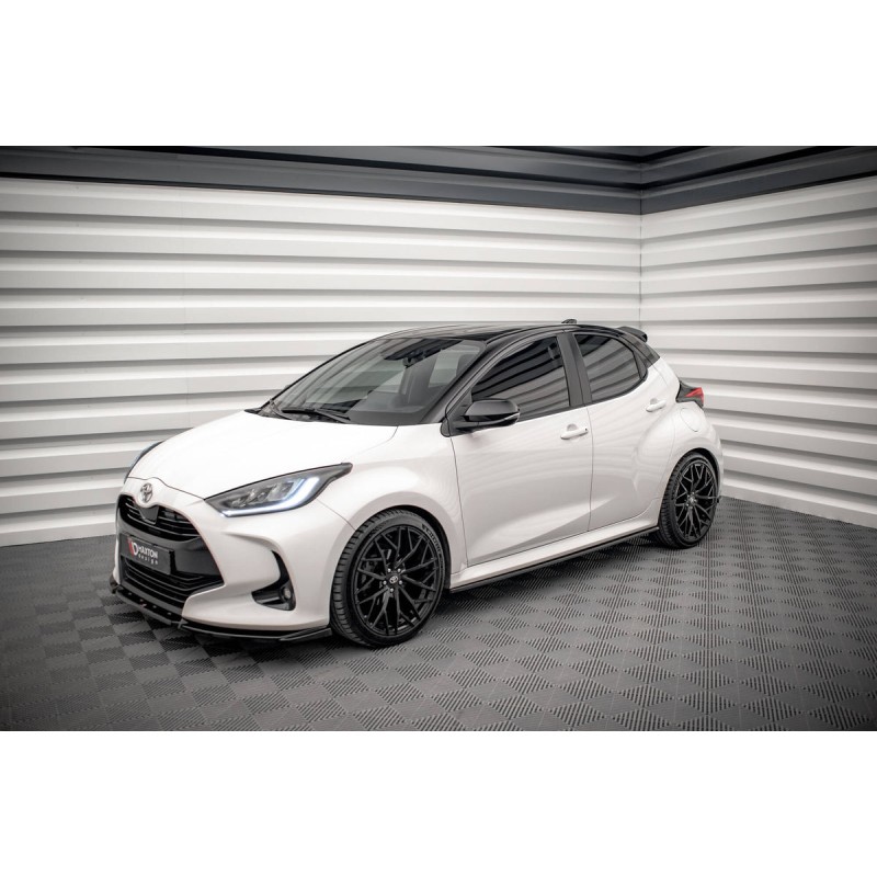 Kit carrosserie Maxton Design Toyota Yaris GR Sport Mk4 (2021+) : lame avant, bas de caisse, lame arrière, becquet