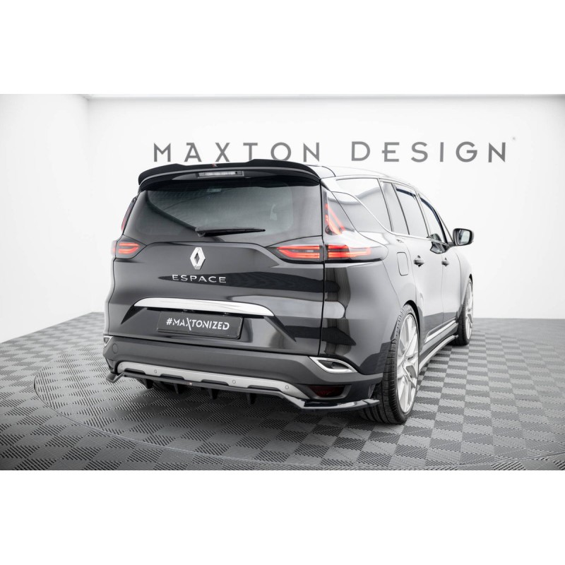 Kit carrosserie Maxton Design Renault Espace Mk5 (2014-2019) : lame avant, bas de caisse, lame arrière, becquet