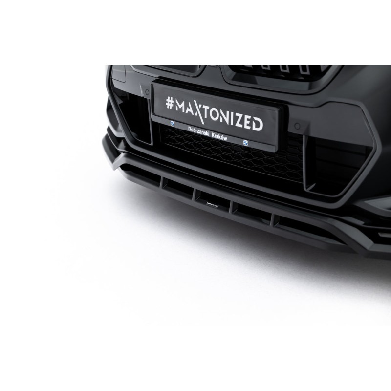 Kit carrosserie Maxton Design BMW X1 M35i U11 (2022+) : lame avant, bas de caisse, lame arrière, lames arrière, becquet