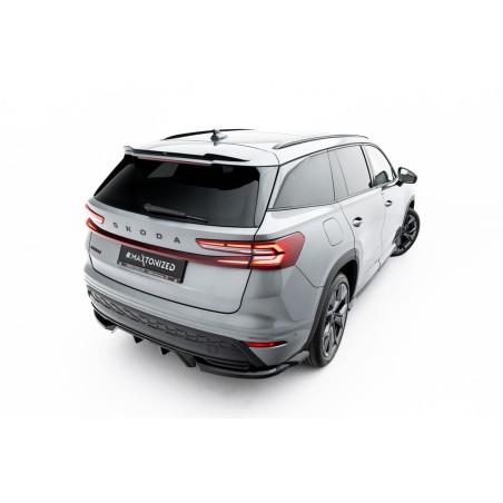 Kit carrosserie Maxton Design Skoda Kodiaq Sportline Mk2 (2024+) : lame avant, bas de caisse, lame arrière, becquet