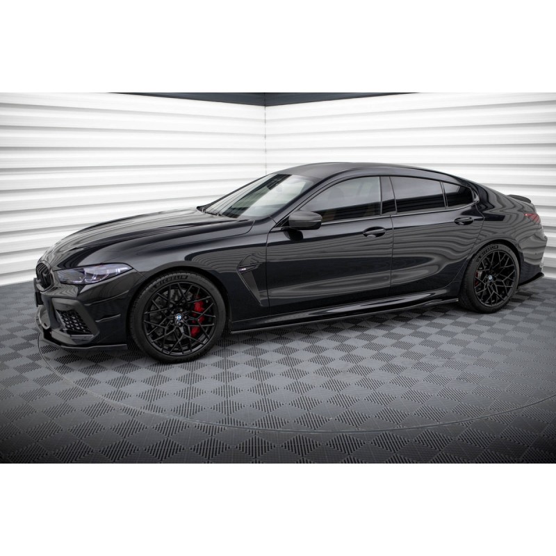 Kit carrosserie Maxton Design BMW M8 Gran Coupé F93 (2019-2022) : lame avant, bas de caisse, lame arrière, lames arrière