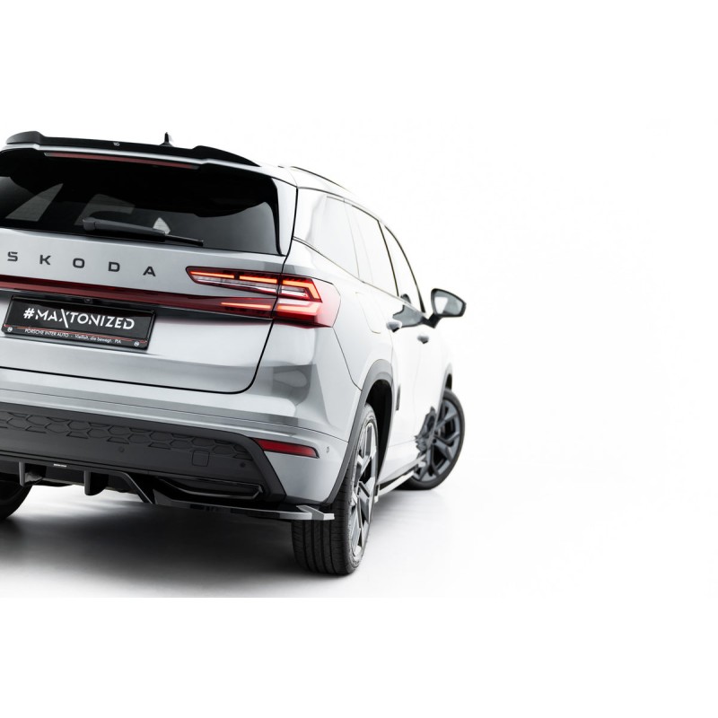 Kit carrosserie Maxton Design Skoda Kodiaq Sportline Mk2 (2024+) : lame avant, bas de caisse, lame arrière, becquet