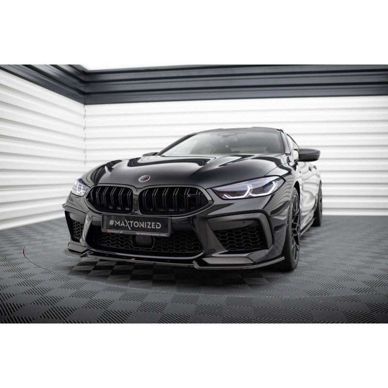 Kit carrosserie Maxton Design BMW M8 Gran Coupé F93 (2019-2022) : lame avant, bas de caisse, lame arrière, lames arrière