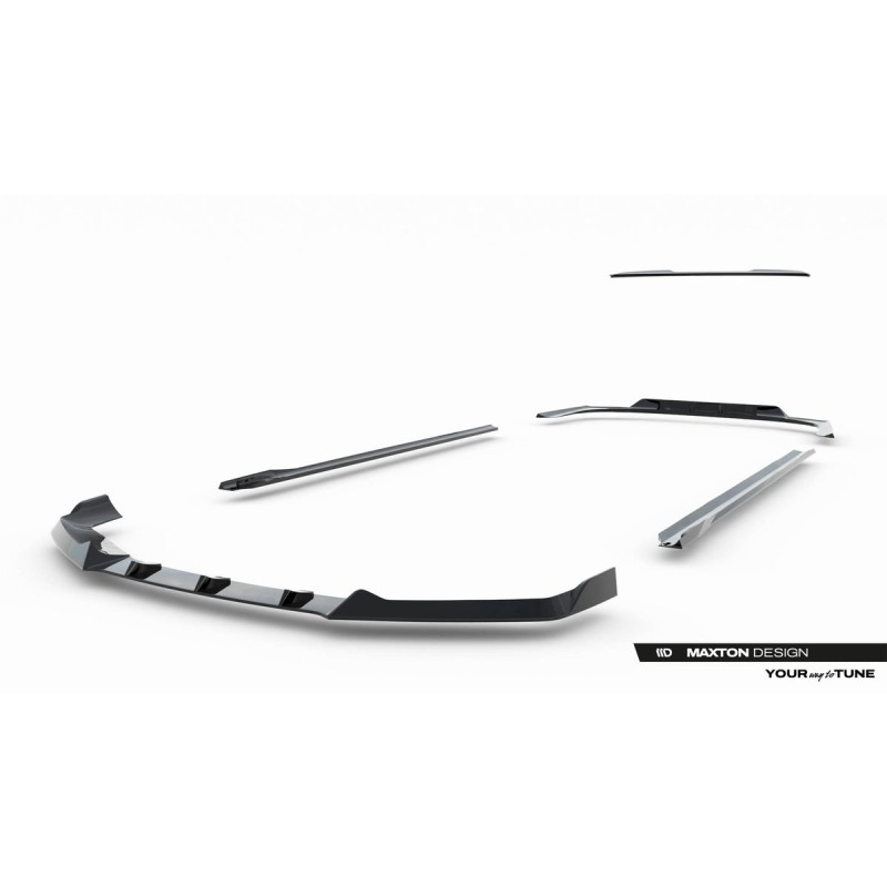 Kit carrosserie Maxton Design BMW 740d / 740i M-Pack G70 V.2 (2022-2026) : lame avant, bas de caisse, lame arrière, becquet